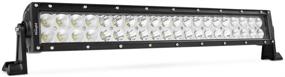 img 4 attached to Powerful LED Light Bar: Nilight 20Inch 120W Spot Flood Combo for Trucks, Boats, and Jeeps - Off Road LED Work Lamp with 2 Years Warranty