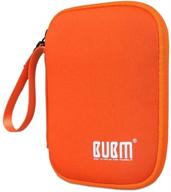 bubm protection electronics organizer bag orange logo