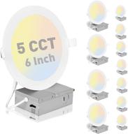 💡 adjustable recessed ultra thin downlight with selectable 2700k-6000k color temperature logo