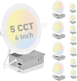 img 4 attached to 💡 Adjustable Recessed Ultra Thin Downlight with Selectable 2700K-6000K Color Temperature