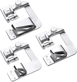 img 2 attached to 🧵 ANYQOO 3 Sizes Rolled Hem Pressure Foot Sewing Machine Presser Foot Hemmer Foot Set (1/2 Inch, 3/4 Inch, 1 Inch) - Perfect for Singer, Brother, Janome and Other Low Shank Adapter (Rolled Hem Presser Feet)