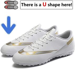 img 2 attached to Professional Men's Athletic Shoes with Soccer Football Outsoles