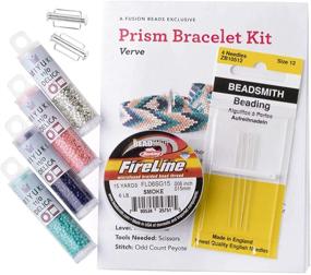 img 1 attached to Prism Peyote Bracelet Kit Exclusive