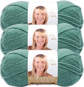 img 2 attached to 🧶 Bundle of 3 Lion Brand Yarn 860-177 Vanna's Choice Yarn in Sage