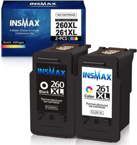 img 4 attached to Заправка картриджей INSMAX Canon 260XL 261XL - чёрный PG-260XL и трёхцветный CL-261XL - чернила для беспроводного принтера Canon TS5320 TS6420 TR7020 (1 чёрный, 1 трёхцветный)