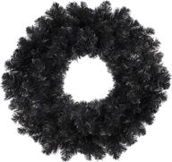 🎄 northlight 24-inch black colorado spruce artificial christmas wreaths - unlit decoration logo