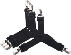 img 1 attached to Mini Skater Adjustable Fasteners Suspenders