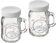 🧂 ball jarden home brands 40501 4 oz. salt and pepper shaker(2 pack), clear logo