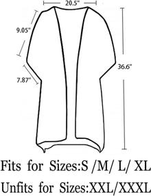 img 1 attached to 👙 Carrie Chiffon Cardigan Beachwear Swimsuit for Women
