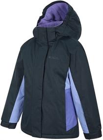 img 1 attached to Mountain Warehouse Honey Kids Ski Jacket: Ultimate Winter Snow Coat for Skiing Adventures