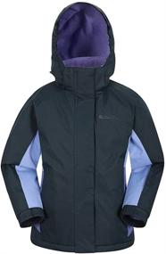 img 4 attached to Mountain Warehouse Honey Kids Ski Jacket: Ultimate Winter Snow Coat for Skiing Adventures