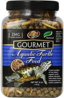 🐢 zoo med gourmet aquatic turtle food: premium treats for healthy turtles, 6-ounce логотип
