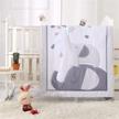 wowelife grey elephant bedding 3 piece logo