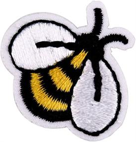 img 2 attached to 🐝 Cute Bee Iron on Patch - DIY Iron Embroidery Applique Decoration for Jeans Clothing