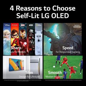 img 1 attached to LG OLED55G1PUA 55-дюймовый телевизор с изогнутым экраном 4K Smart OLED evo (2021) в галерейном дизайне с встроенной Алексой - серия G1