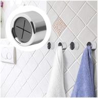 self-adhesive towel hook holder – perfect for kitchen, bathroom, garage, rv – easy installation – ideal for hair, shop, or microfiber towels – mounts on walls, cabinets, or appliances. logo