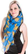 🧣 bring out your inner wonder woman with this toss print viscose scarf logo