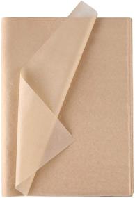 img 4 attached to CHRORINE Kraft Tissue Paper: 60 Sheet Bulk Pack for Creative DIY Projects, Wrapping & Crafts with Brown Art Paper - Ideal for Birthdays, Holidays & Decor