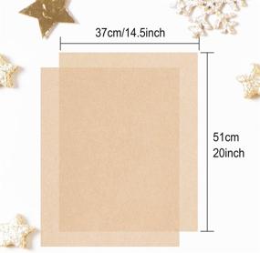 img 2 attached to CHRORINE Kraft Tissue Paper: 60 Sheet Bulk Pack for Creative DIY Projects, Wrapping & Crafts with Brown Art Paper - Ideal for Birthdays, Holidays & Decor