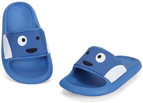 img 2 attached to Sandals Cartoon Non Slip Slippers 11 5 12 Boys' Shoes in Sandals