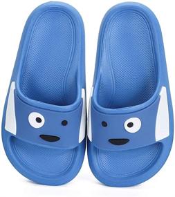 img 3 attached to Sandals Cartoon Non Slip Slippers 11 5 12 Boys' Shoes in Sandals