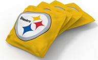 proline pittsburgh steelers yellow embroidered logo