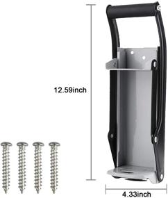 img 3 attached to 🌱 Eco-Friendly Recycling Tools: Benfu Can Crushers for 12-Ounce and 16-Ounce Cans with Upgraded Wall-Mounted Design and Ergonomic Handles, Ideal for Recycling Soda and Beer Cans, Plus More