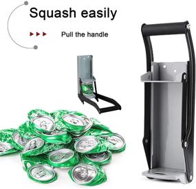 img 2 attached to 🌱 Eco-Friendly Recycling Tools: Benfu Can Crushers for 12-Ounce and 16-Ounce Cans with Upgraded Wall-Mounted Design and Ergonomic Handles, Ideal for Recycling Soda and Beer Cans, Plus More