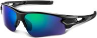 🕶️ polarized sports sunglasses for ultimate uv protection: ideal for men, women, and youth - perfect for baseball, fishing, cycling, running, golf, motorcycle | tac glasses with uv400 technology логотип