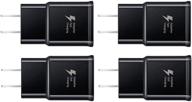 🔌 adaptive fast charging block usb wall charger for samsung galaxy [4-pack] logo