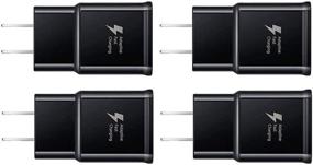 img 4 attached to 🔌 Adaptive Fast Charging Block USB Wall Charger for Samsung Galaxy [4-Pack]