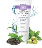 🧖 belli skincare fresh start pre-treatment scrub - natural facial scrub for effective face cleansing and care - organic face wash - 6.5 ounce logo