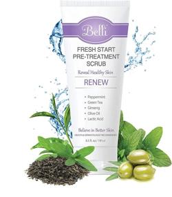 img 3 attached to 🧖 Belli Skincare Fresh Start Pre-Treatment Scrub - Natural Facial Scrub for Effective Face Cleansing and Care - Organic Face Wash - 6.5 Ounce