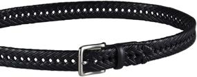img 2 attached to Tommy Hilfiger Mens Braided Black: The Ultimate Fashion Accessory for Modern Men