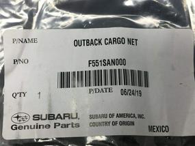 img 2 attached to Отсек Subaru Outback F551SAN000 Оригинальный