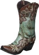👢 turquoise cowgirl boot vase - enhancing your western décor logo