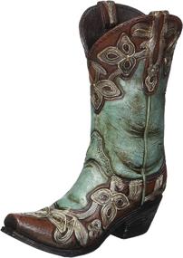 img 4 attached to 👢 Turquoise Cowgirl Boot Vase - Enhancing your Western Décor