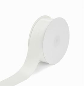 img 1 attached to 🎀 Satin Ribbon, White Color, 1-1/2 Inch Width, 50 Yards Length – Innovative Ideas for Crafts and Gifts