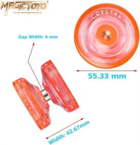 img 1 attached to MAGICYOYO Crystal Beginners Responsive Plastic