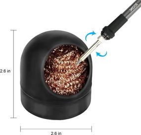 img 3 attached to Industrial Power & Hand Tools: Non-Slip Soldering Iron Tip Cleaner for Effective Cleaning