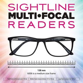 img 2 attached to Sightline Six-006 Multifocus Reading Glasses: Premium Quality Frame, Ideal Fit, 2.00 Magnification