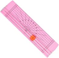 📐 agptek 12" a4 paper trimmer with safety feature- perfect for scrapbooking, home, office, picture cutting, label design, photos - pink logo