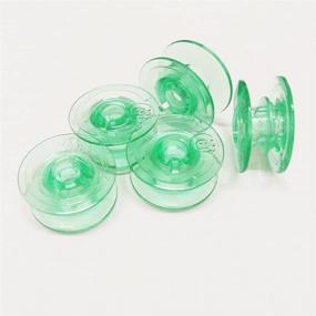 img 1 attached to 🧵 Premium Quality YICBOR Green Bobbins for Viking White Pfaff #4125615-45 4131825-45#820921096 (30) - Durable and Efficient Sewing Machine Accessories