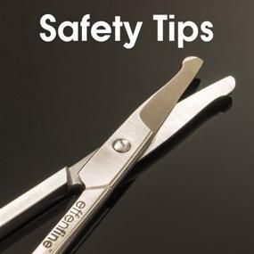 img 1 attached to 👃 effenfine German Stainless Steel Nose and Ear Trimming Scissors - Safely Trim Nose and Ears with Precision