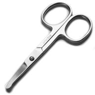 👃 effenfine german stainless steel nose and ear trimming scissors - safely trim nose and ears with precision logo