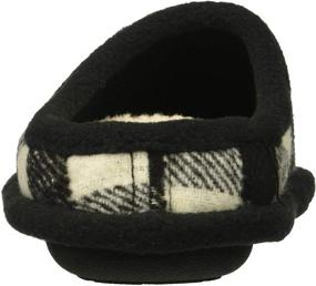 img 2 attached to 👞 Cozy and Stylish: Dearfoams Unisex-Child Df Boy's Plaid Clog Slipper for Ultimate Comfort