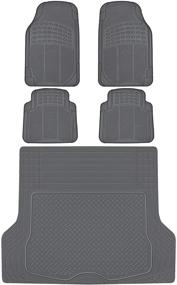 img 4 attached to BDK OF-554 Rubber Car Floor Mats