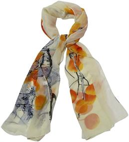 img 2 attached to Alysee Women Chinese Classic Chiffon Women's Accessories in Scarves & Wraps