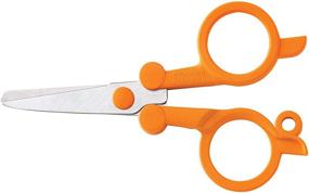 img 2 attached to Fiskars 6 Inch Orange Travel 🔪 Folding Scissors: Compact & Portable Cutting Tool