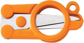 img 1 attached to Fiskars 6 Inch Orange Travel 🔪 Folding Scissors: Compact & Portable Cutting Tool